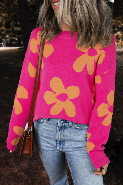 Rose Big Flower Sweater. GCollection