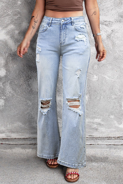 Blue Vintage Style Jeans. GCollection