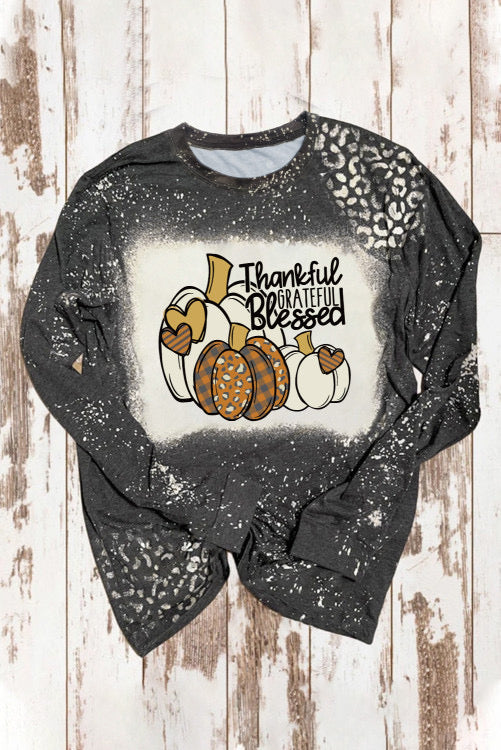 "Thankful" long sleeves shirt